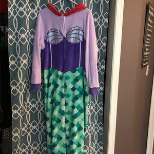 Ariel the little mermaid onesie